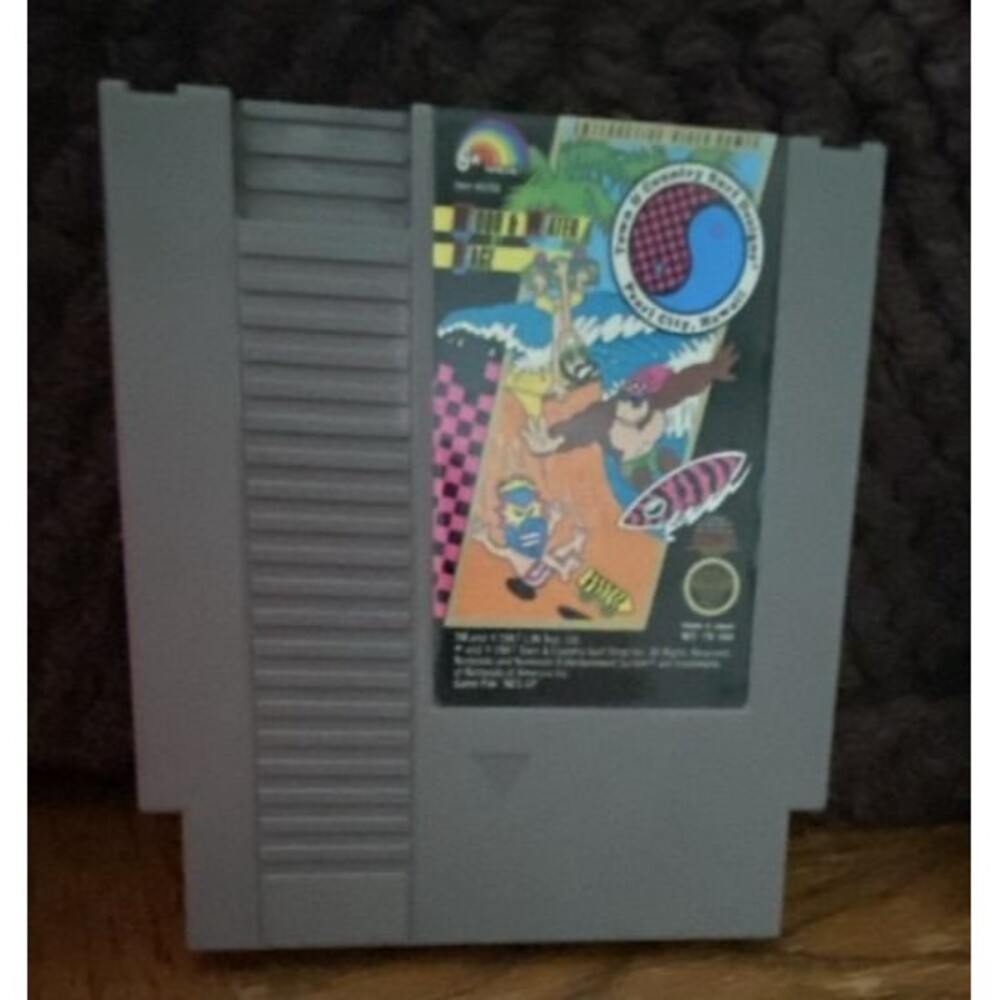 Nintendo NES- T&C Surf Designs: Wood & Water Rage LJN Video Game